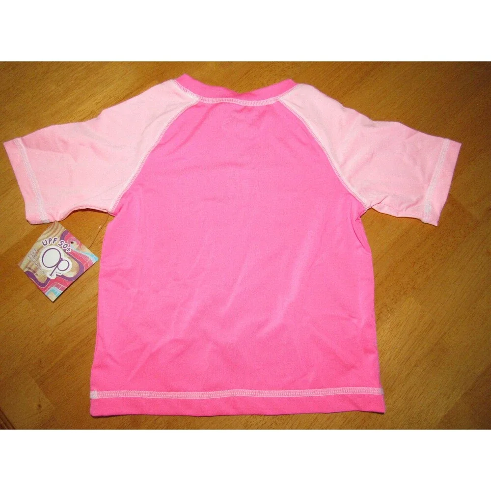 OP pink rash guard swim top Toddler Size 18M